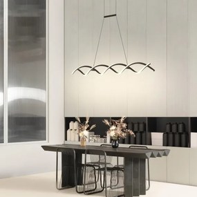 ONLI - LED Luster na lanku DNA LED/24W/230V 4000K strieborná