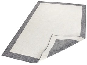 Sivo-krémový vonkajší koberec NORTHRUGS Panama, 120 x 170 cm