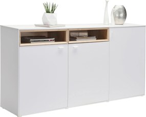 XXXLutz KOMODA, biela, farba duba, 180,4/92,8/43 cm Hom`in - Komody - 000003000703