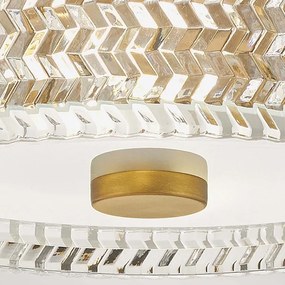 Hinkley HK-ELLE-F-S-HB - Stropné svietidlo 2xE27/60W/230V pr. 30,5 cm zlatá