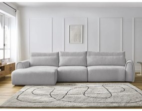 Svetlosivá rohová pohovka Aden – Bobochic Paris