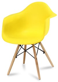 Dekorstudio Dizajnová stolička MILANO žltá