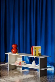 Svetlosivý kovový regál 160x57x37 cm Hes – noo.ma