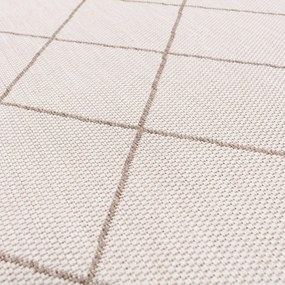 Koberec Lineo Rhombs beige/mink 120 x 170 cm