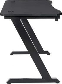 Herný počítačový stôl 120 x 60 cm s držiakom na slúchadlá a nápoj