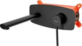 Rea Oval, podomietková umývadlová batéria, čierna matná, REA-B8860