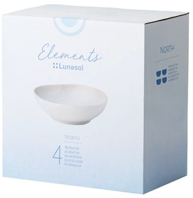 Set keramických misiek 4 ks – Gaya Elements North - 492531
