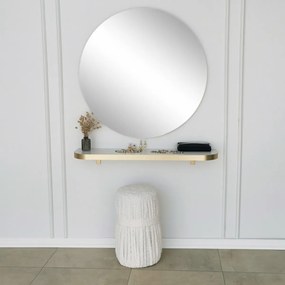 Zlaté zrkadlo 90 cm