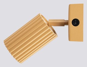 Bodové svietidlo v zlatej farbe 8x16 cm Gleam – Sollux