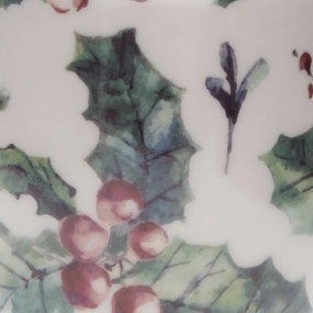 Súprava 6 porcelánových hrnčekov Vianočná cezmína 300 ml, 300 ml