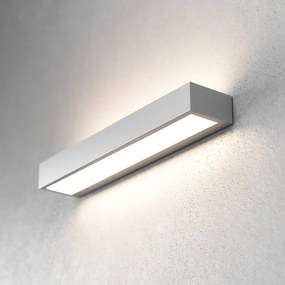 Nástenné LED svetlo Mera, šírka 40 cm hliník 3000K