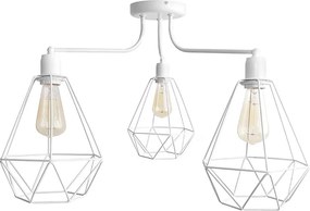 Luster KARO 3xE27/15W/230V biela