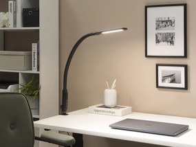 Stojaca/stolná LED lampa s diaľkovým ovládaním čierna APUS Beliani