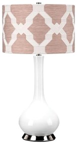 Elstead MILO-PN-TL-OVTH - Stolná lampa MILO 1xE27/60W/230V ružová