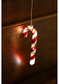 Červená závesná vianočná svetelná dekorácia ø 1,5 cm Hannah – Sirius