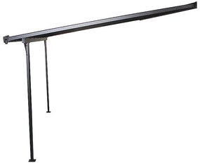Pergola 436 x 305 cm (čierna šedý polykarbonát)