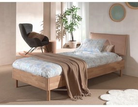 Detská posteľ z dubového dreva v prírodnej farbe 90x200 cm Forrest - Vipack