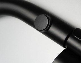 Deante Silia, kúpeľňový radiátor 500x1570 mm, 586W, čierna matná, DEA-AGI_NG51