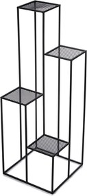 STOJAN NA KVETINÁČ KASKADA 110X40X40 CM ČIERNA