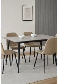 Noela Jedálenský stôl s keramickou doskou v dekore bieleho mramoru CERAMON 140