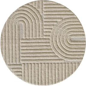 Béžový okrúhly koberec ø 120 cm Art – Ayyildiz Carpets