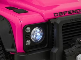 Elektrické autíčko Land Rover Defender 110 SVX ružové