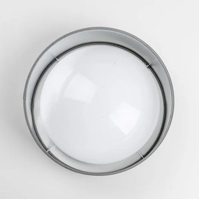LED stropné svietidlo LED/12W/230V, priemer 32 cm, sivé/strieborné