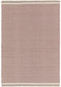 Ručne tkaný vlnený koberec's krátkym vlasom Karla