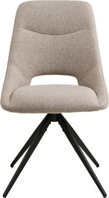 Béžová čalúnená jedálenská stolička Dokka – House Nordic