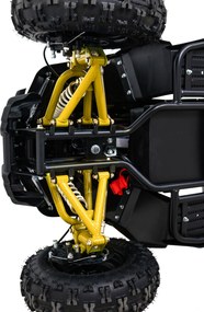 Ramiz Štvorkolka na batérie HIPERFECT žltá 35km/h + 1000W motor + Nafukovacie kolesá + Nastavenie sedadla