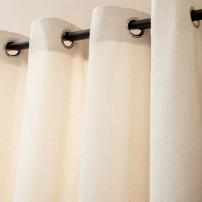 Krémový záves z materiálu buklé 140x260 cm Winona – douceur d'intérieur