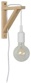 Lucide 08208/01/31 - Nástenné svietidlo FIX WALL 1xE27/60W/230V biela