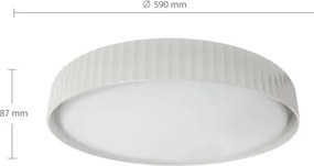 Brilagi - stmievateľné LED stropné svietidlo LUCIA LED/60W/230V pr. 59 cm biela+DO