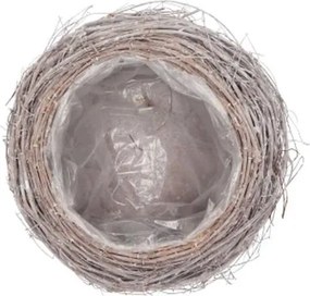 Prútený kvetináč z brestových vetiev Nature Jilm - Ø 11*8 cm