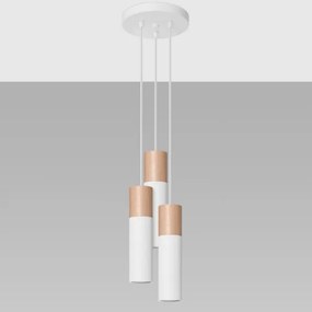 Sollux SL.1013 - Luster na lanku PABLO 3xGU10/40W/230V biela