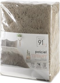 CHLPATÉ OBLIEČKY TIFFANY 200X220 CM, 2 KS 70X80 CM BÉŽOVÉ