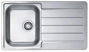 ALVEUS 1144640 - Kuchynský drez LINE 86x50 cm matná oceľ/satin, bez excentra