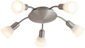 Rabalux SOMA stropné svietidlo 5x40W | E14, farba chrómu
