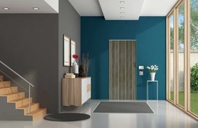 Skladacie dvere 001P grafitový dub matný 100 cm