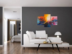 Obraz - Farebná abstrakcia (90x60 cm)