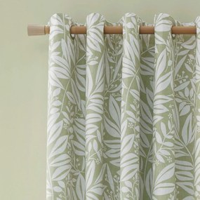 Zelené závesy v súprave 2 ks 168x229 cm Sorrel Leaves – Catherine Lansfield