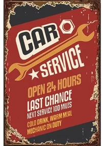 Ceduľa Car Service