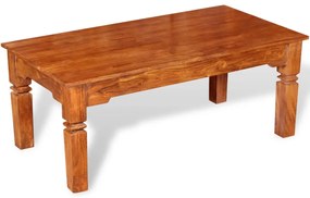Konferenčný stolík, drevený masív 110x60x45 cm 244047