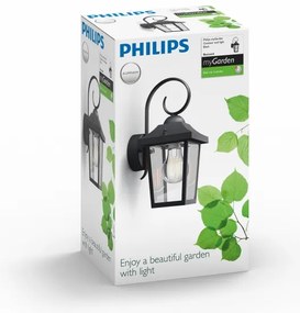 Philips 17236/30/PN - Vonkajšie svietidlo MYGARDEN BUZZARD 1xE27/60W/230V IP44