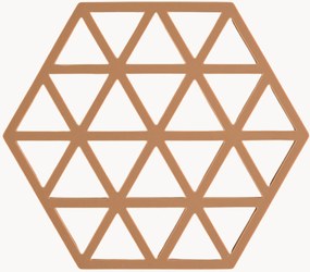 Silikónové podložky pod poháre Triangles, 6 ks