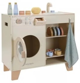 Little Dutch - Drevená práčka s príslušenstvom