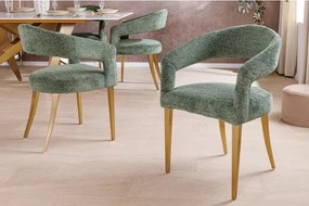 Stolička 45924 Boutique látka Zelená  - Komfort-nábytok