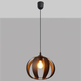 Luster na lanku NEWTON 1xE27/15W/230V čierna