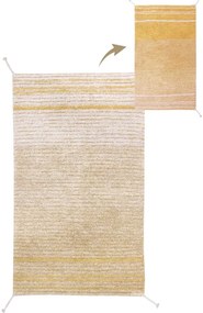 Okrovožltý bavlnený koberec 80x140 cm Twin Amber – Lorena Canals
