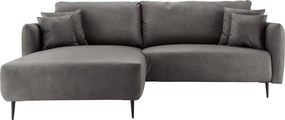 XXXLutz ROHOVÁ SEDAČKA, textil, antracitová Livetastic - Sedačky - 002310012375